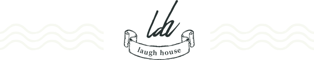 laugh house　ロゴマーク