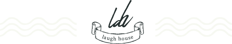 laugh house　ロゴマーク