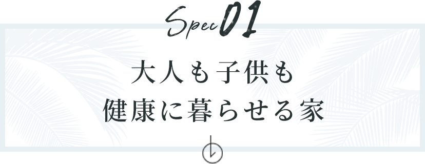 大人も子供も健康に暮らせる家　アンカーリンク